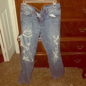J. Crew Distressed Jeans Size 29